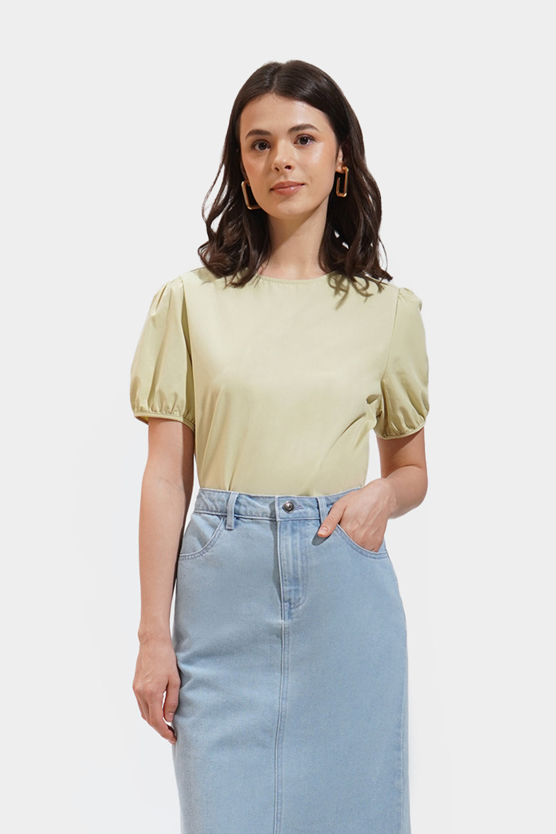 Puff Sleeves Blouse