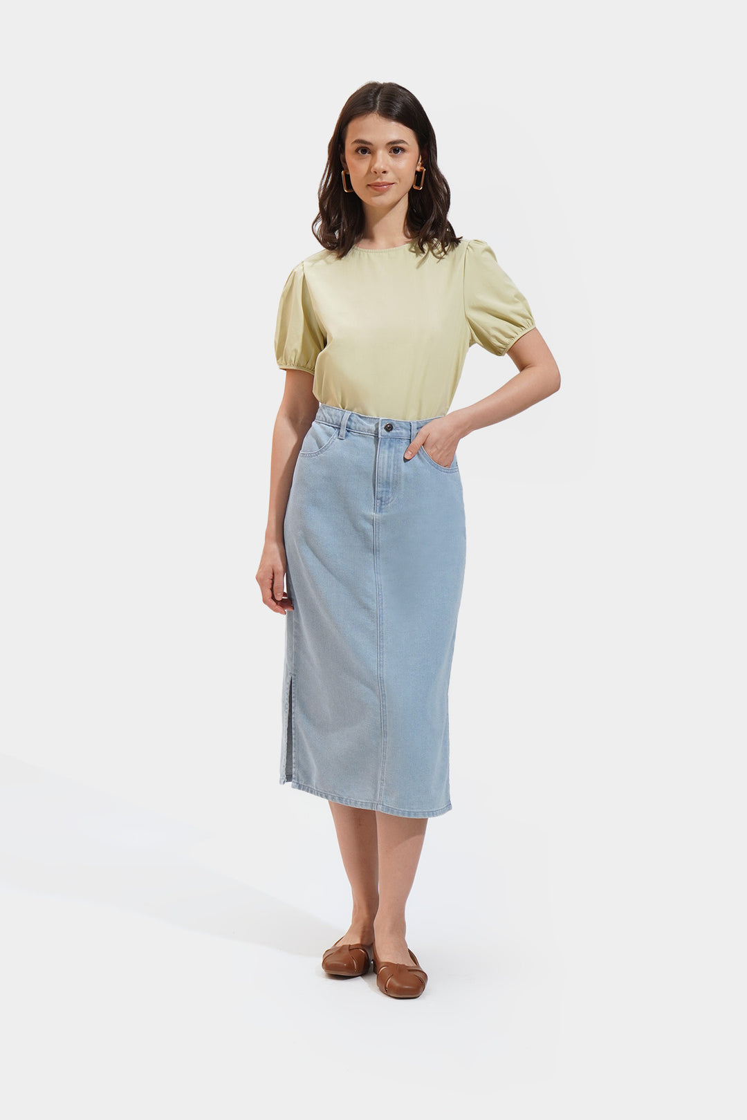 Puff Sleeves Blouse