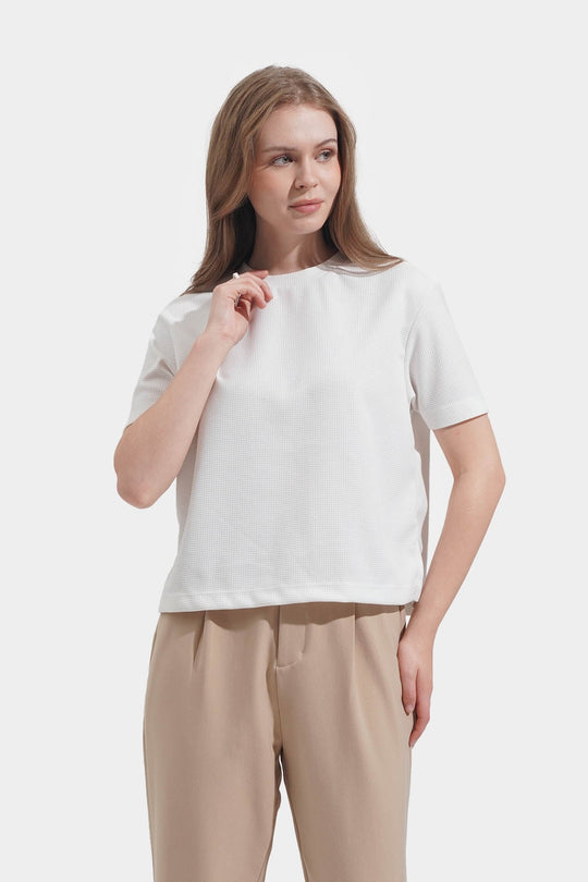 Waffle Relaxed Tee