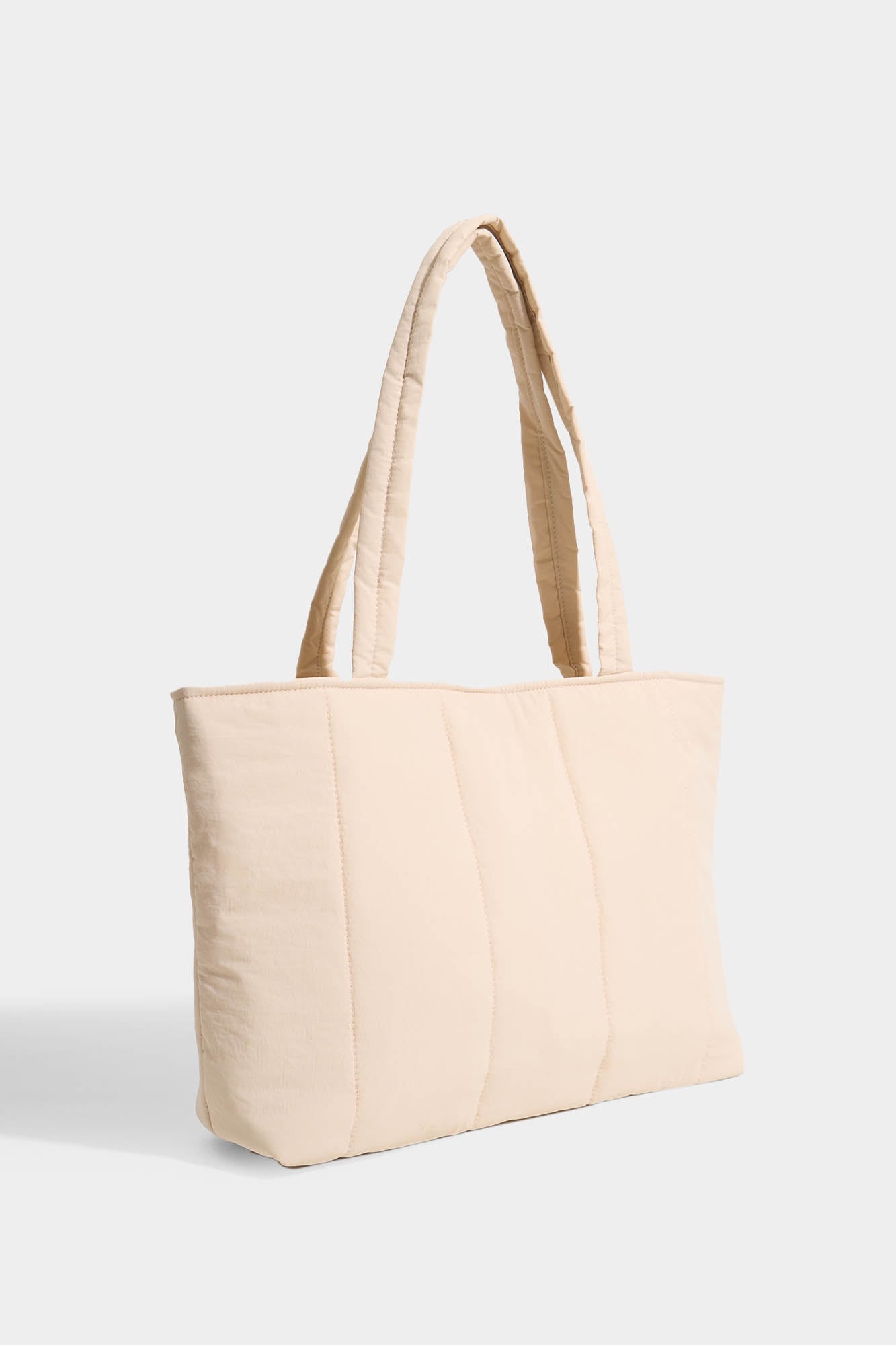 トートバッグ RONRON HEART SQUARE NYLON BAG CREAM Bag - RONRON 론론