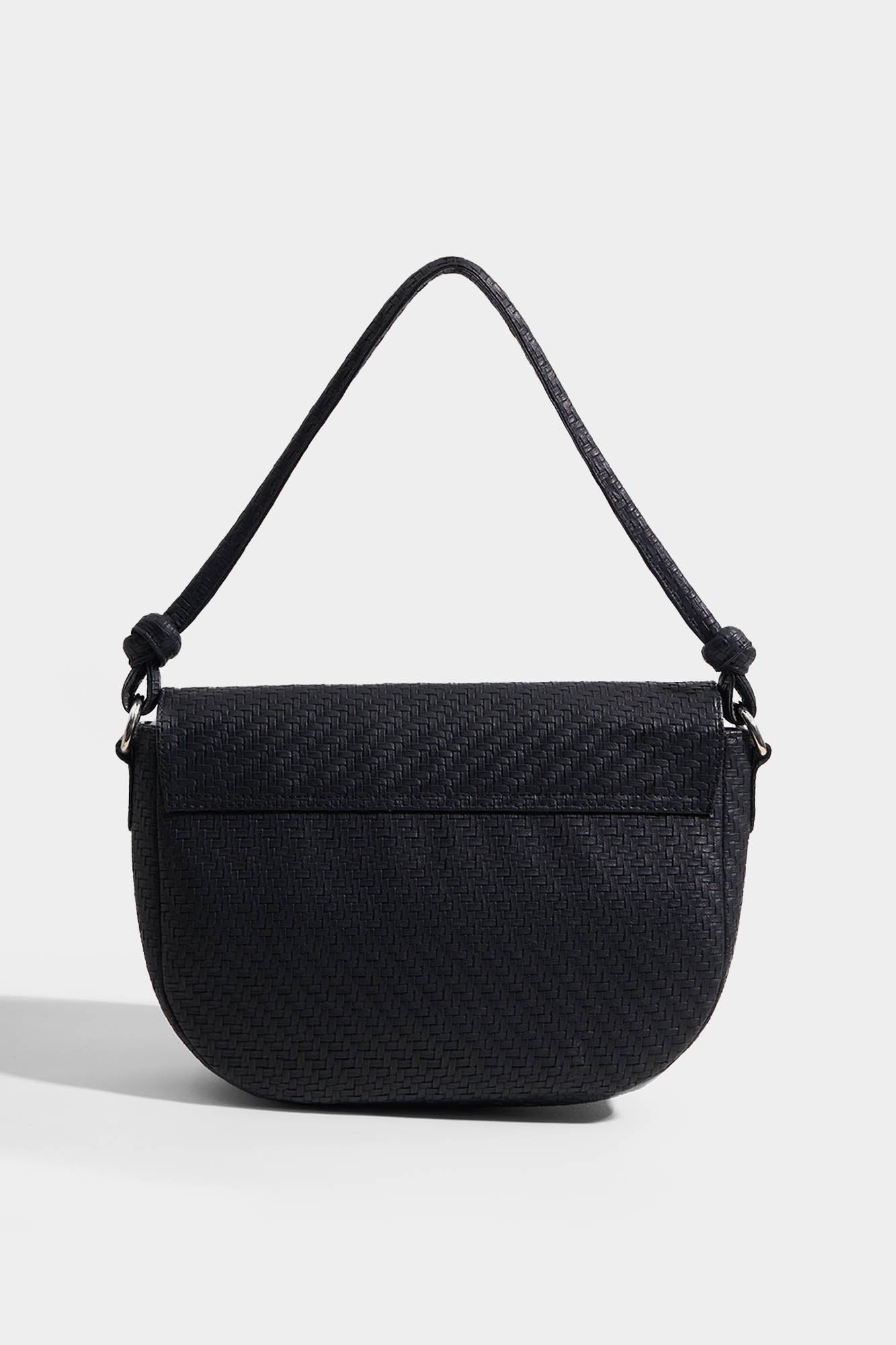 Weaved Leather Shoulder Bag – ForMe
