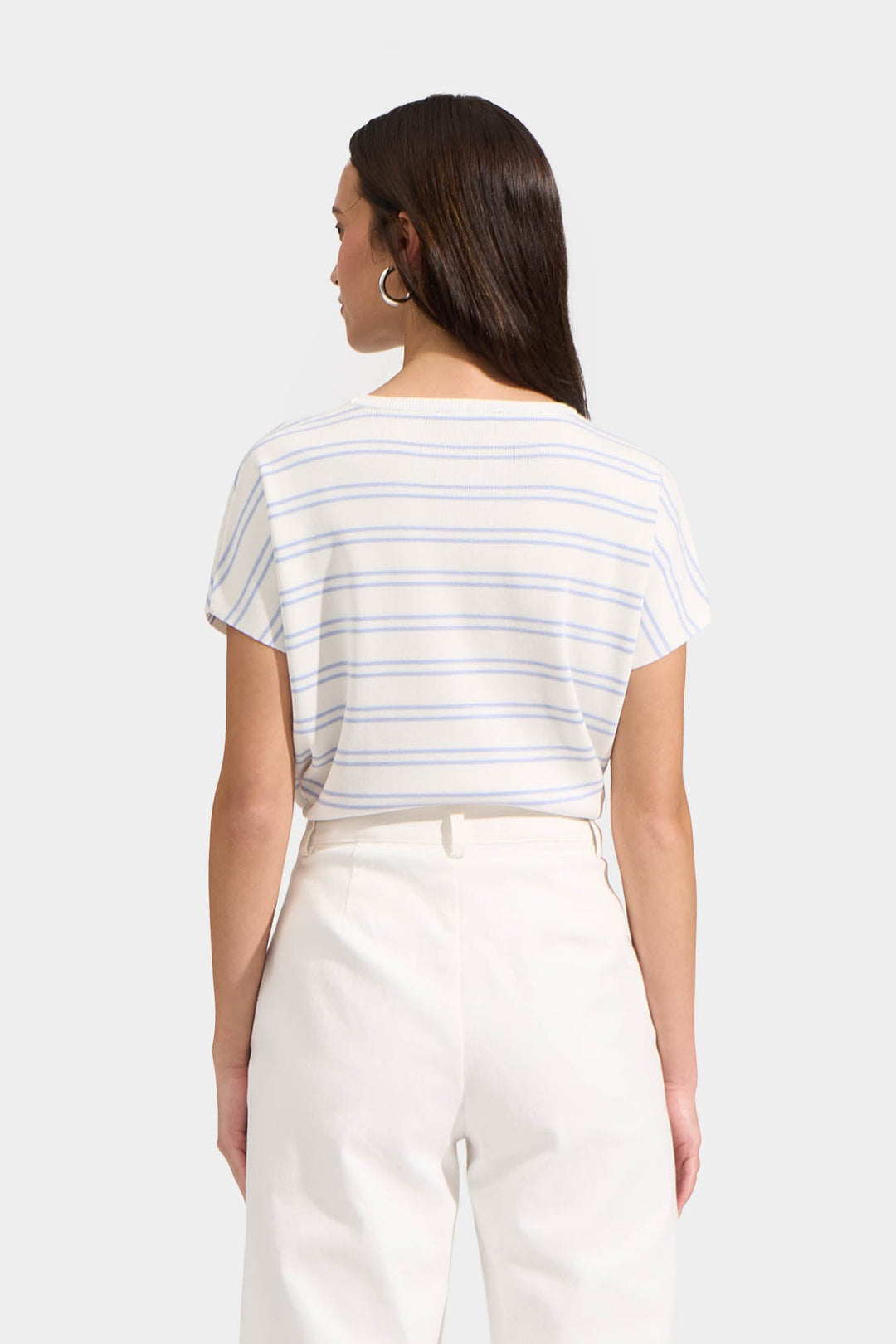 Striped Flat Knit Tee