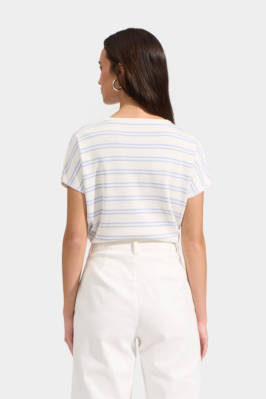 Striped Flat Knit Tee