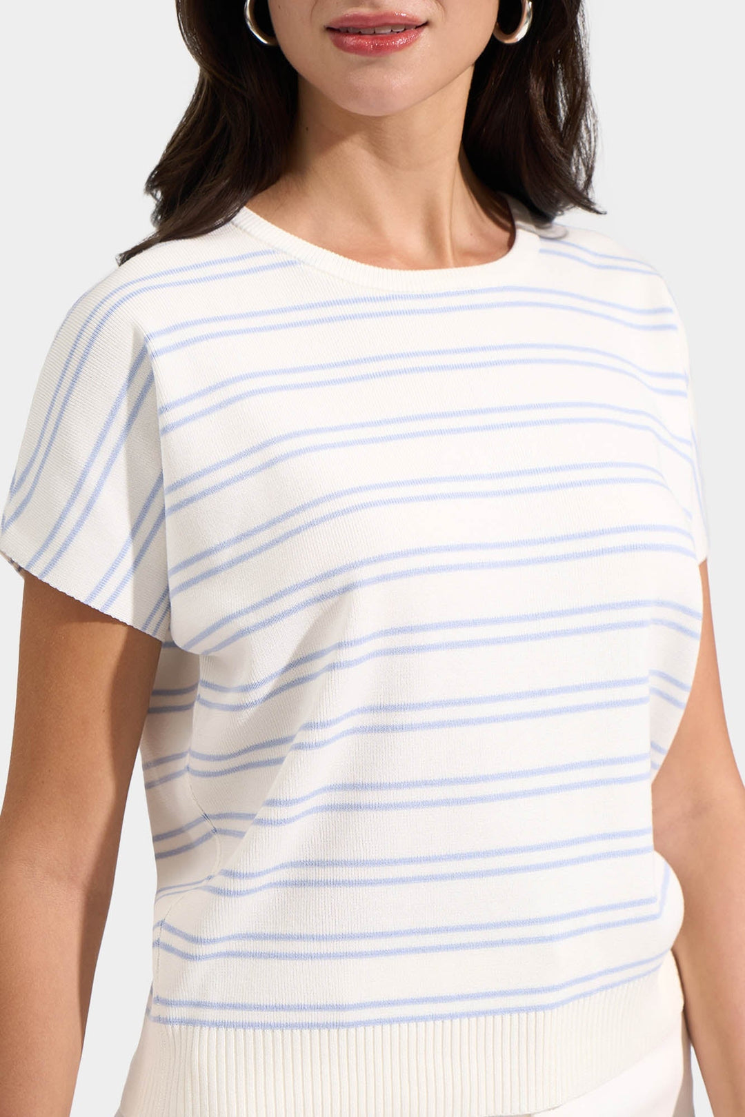 Striped Flat Knit Tee
