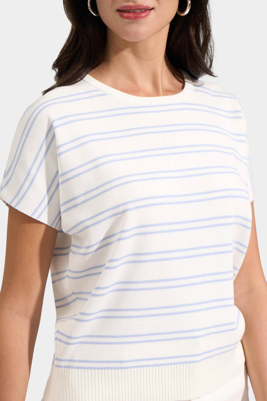 Striped Flat Knit Tee