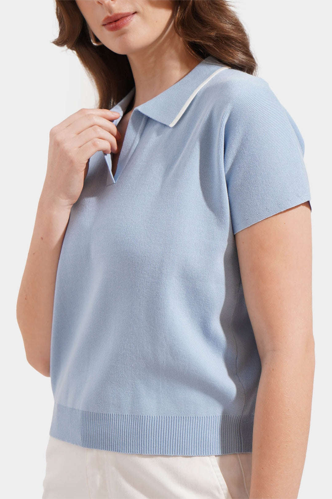 Polo with Contrast Tipping