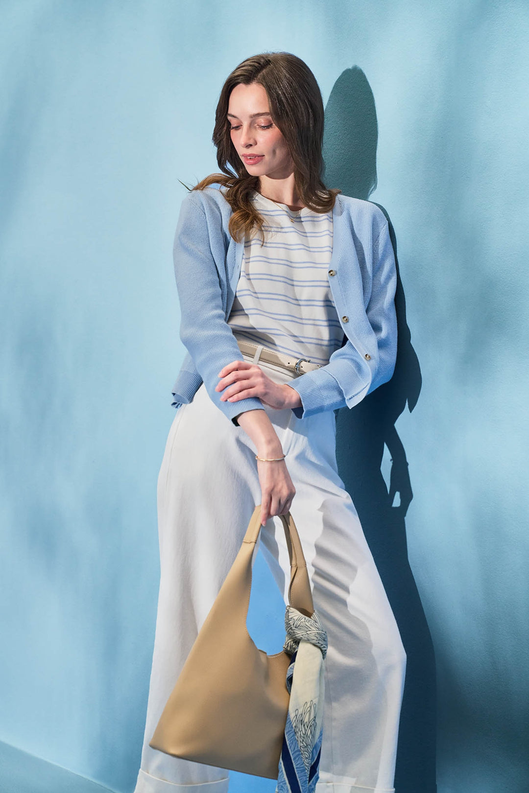 Knitted Button Down Cardigan