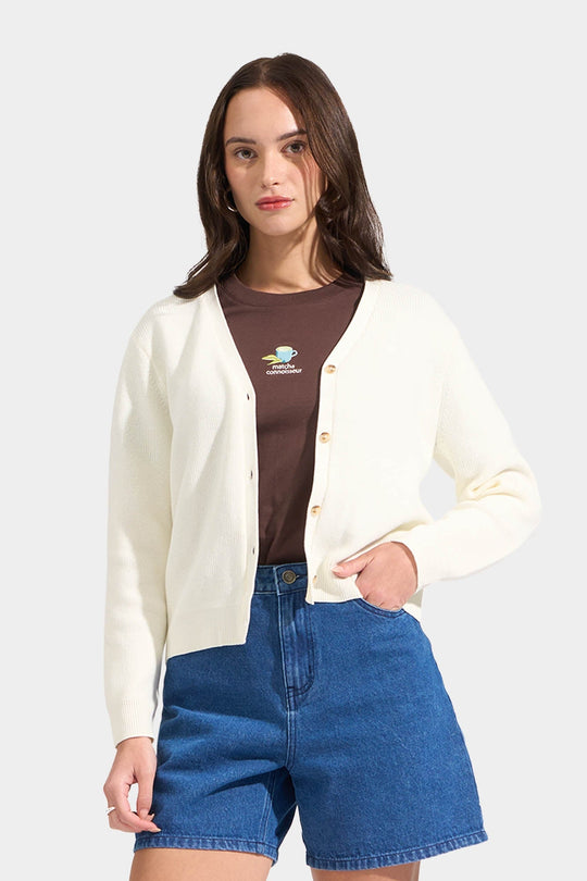 Knitted Button Down Cardigan