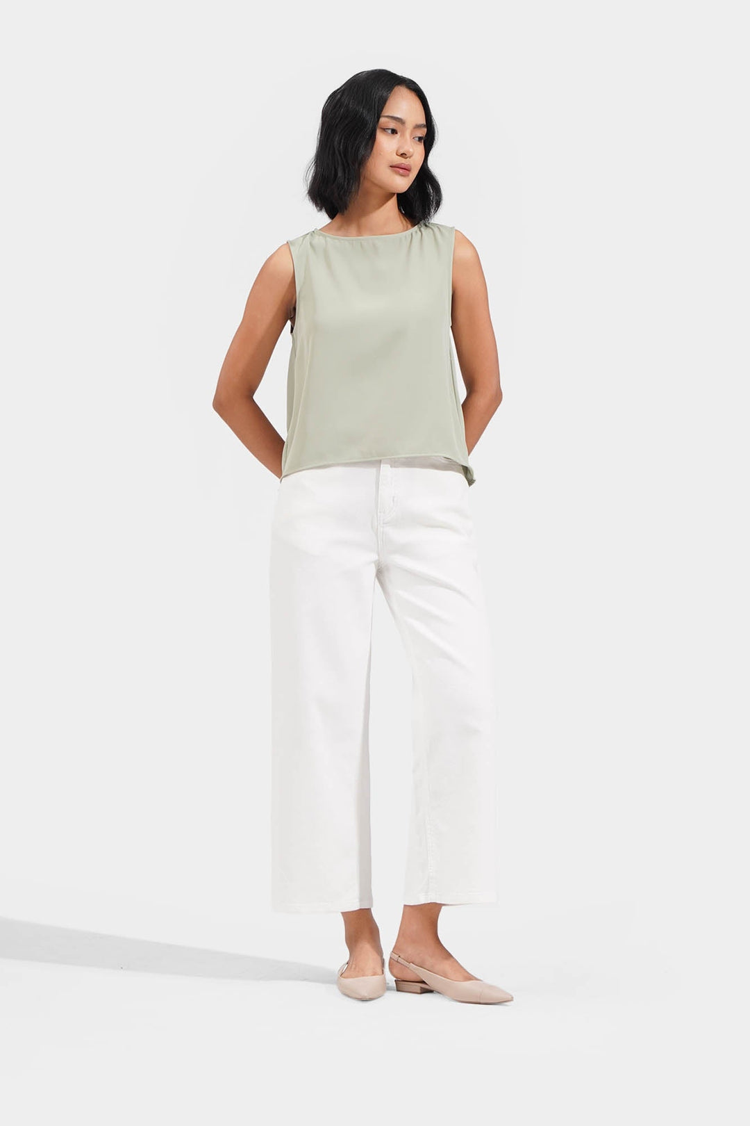 High Low Sleeveless Top