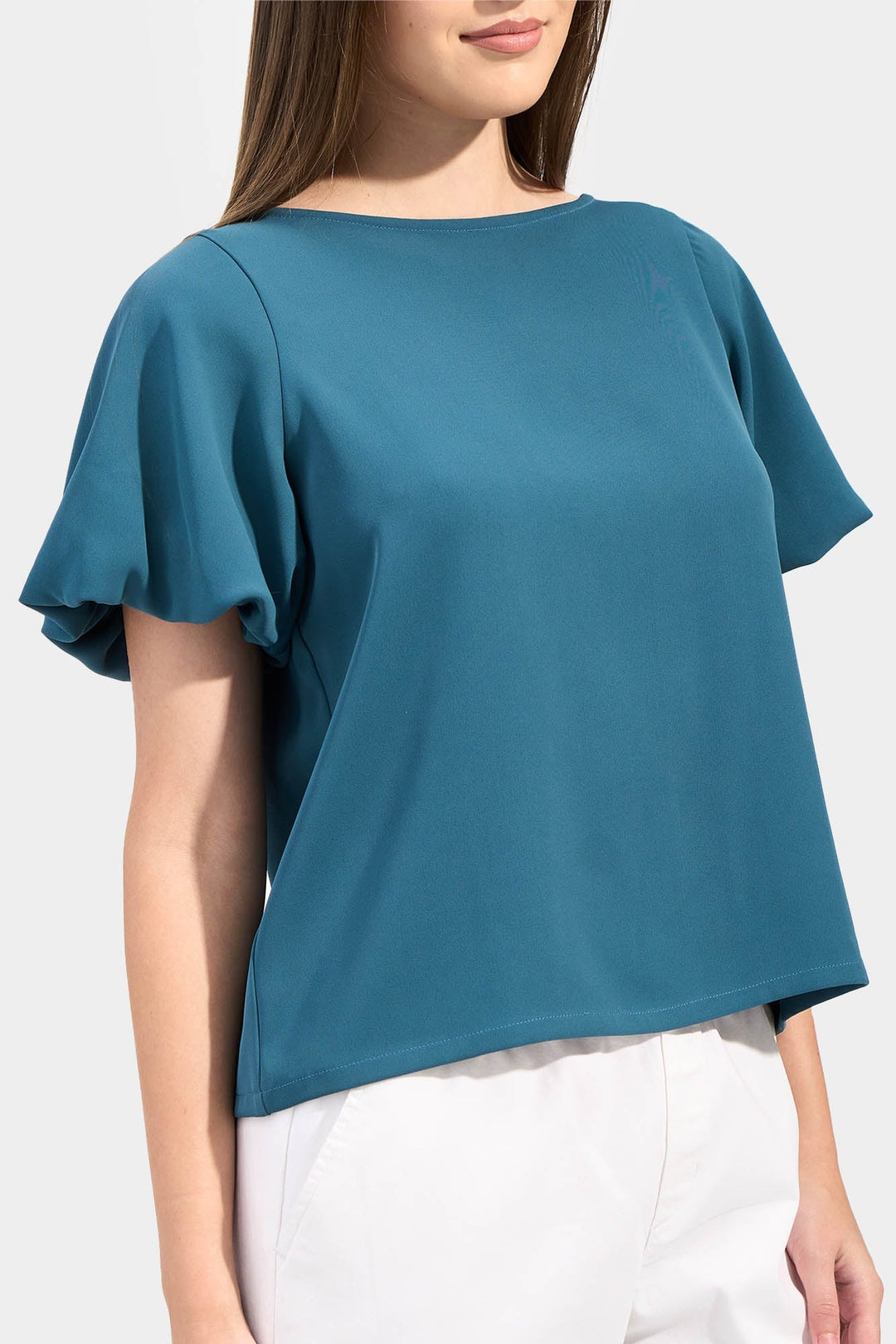 Bubble Sleeves Top