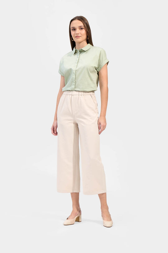 Fold-Up Extended Sleeves Button Down Shirt