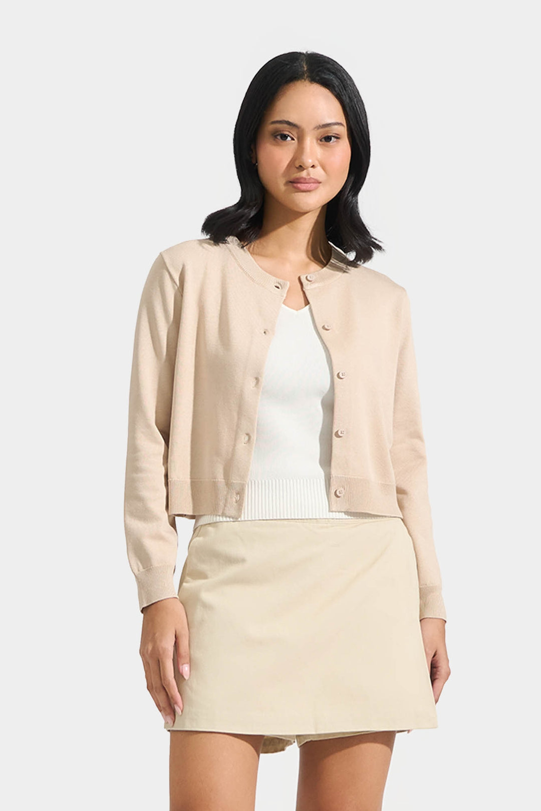 Button Down Knit Cardigan