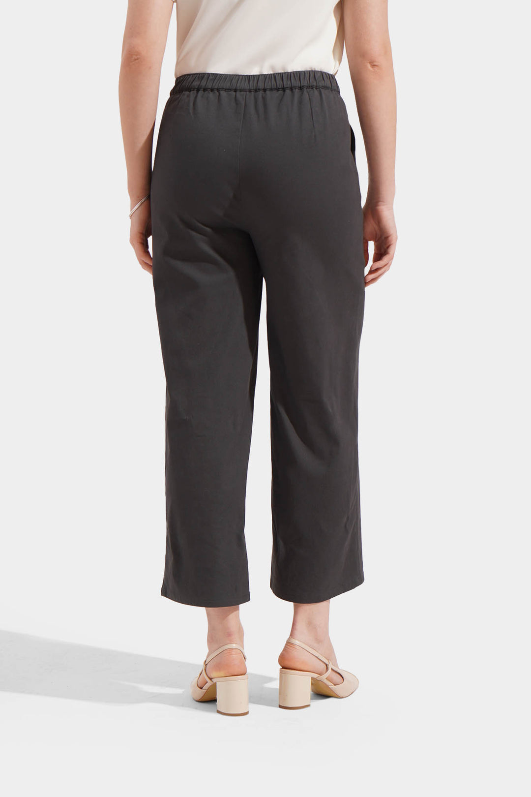 Cozy: Pull Up Straight Leg Trousers