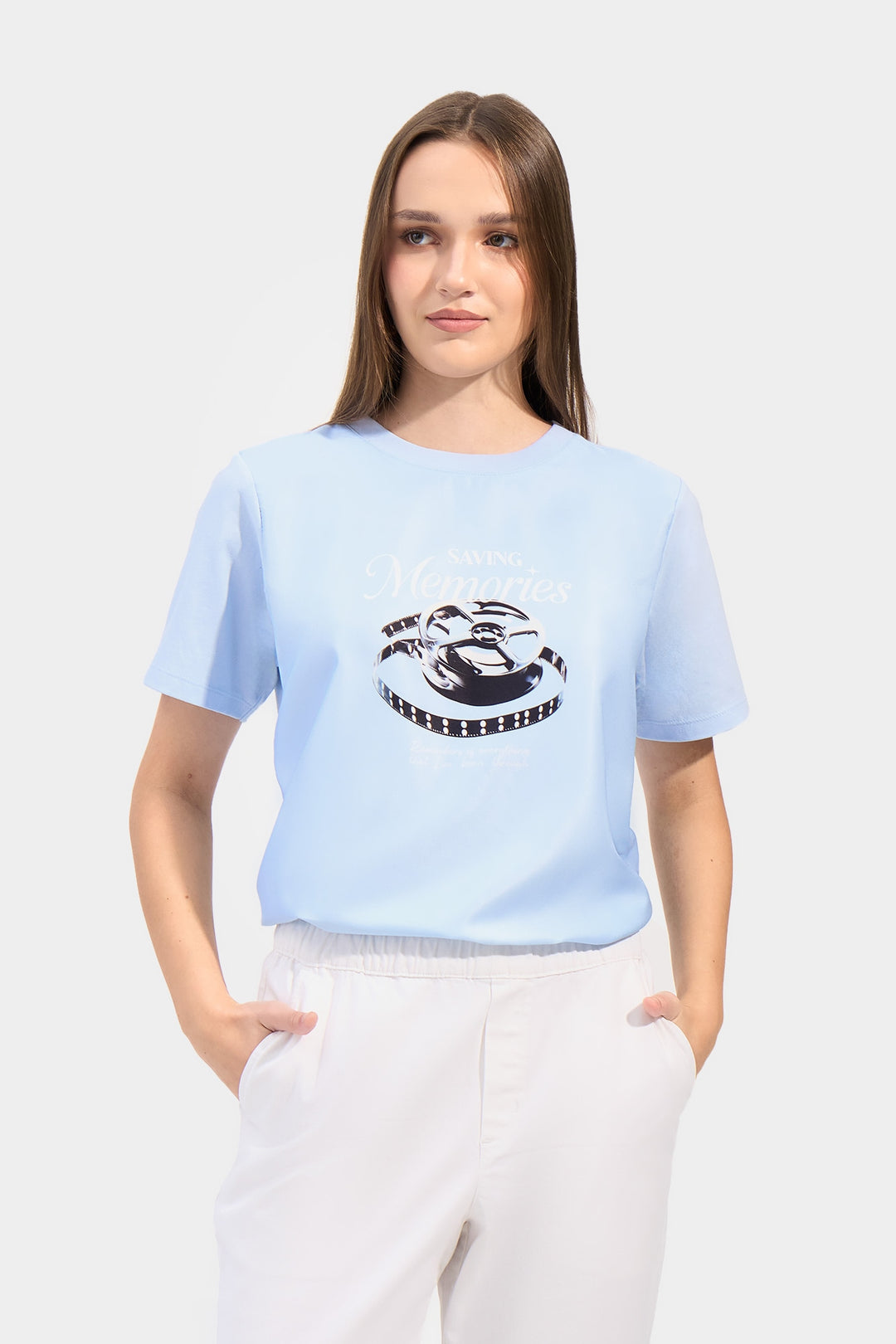 Photographic Boxy Graphic Tee – ForMe - Main Image