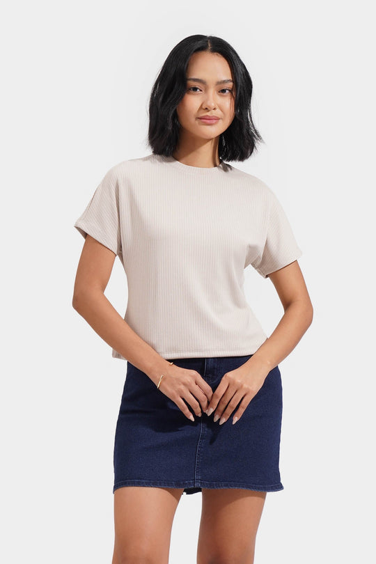 Waffle Extended Sleeves Tee