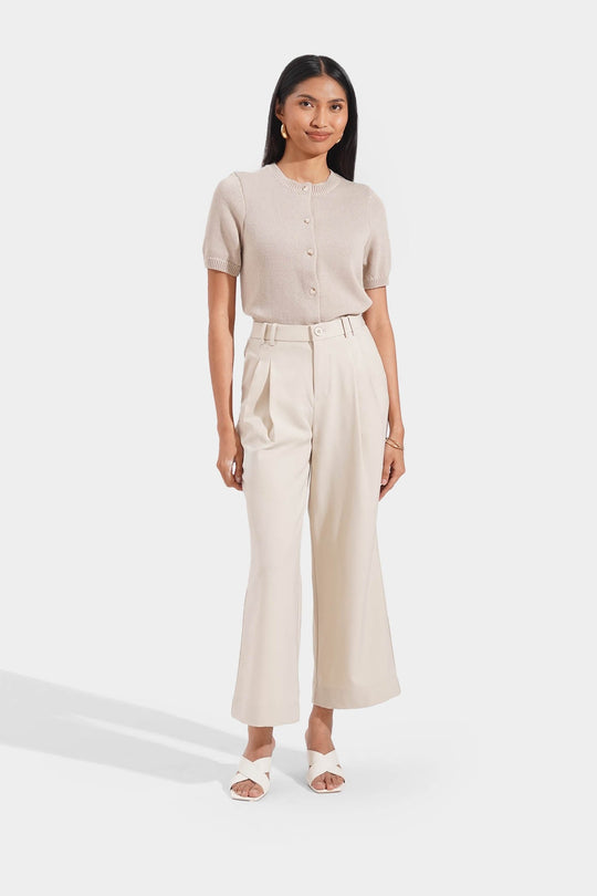 Flat Knit Button Down