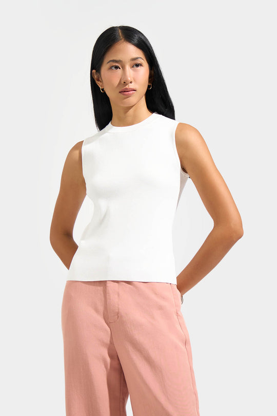 Knitted Sleeveless Top