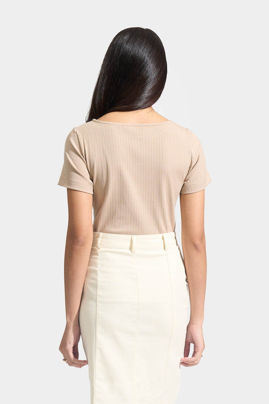 Ribbed Tee