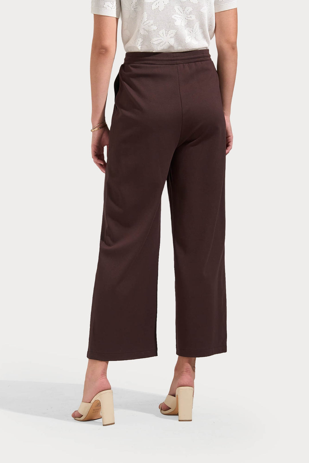 Cozy: Straight Pull Up Trousers