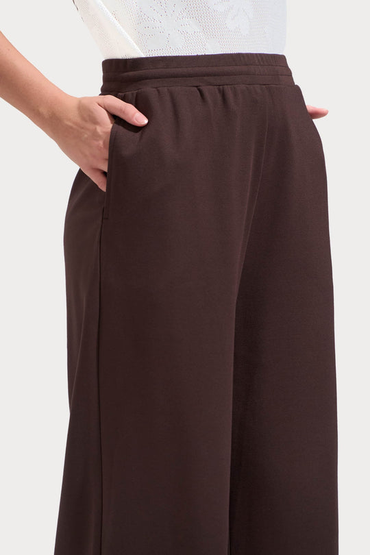 Cozy: Straight Pull Up Trousers