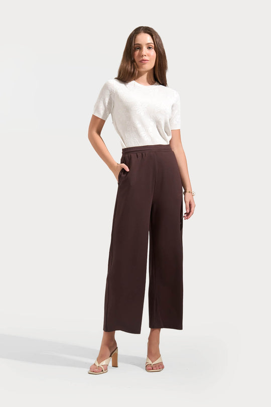 Cozy: Straight Pull Up Trousers