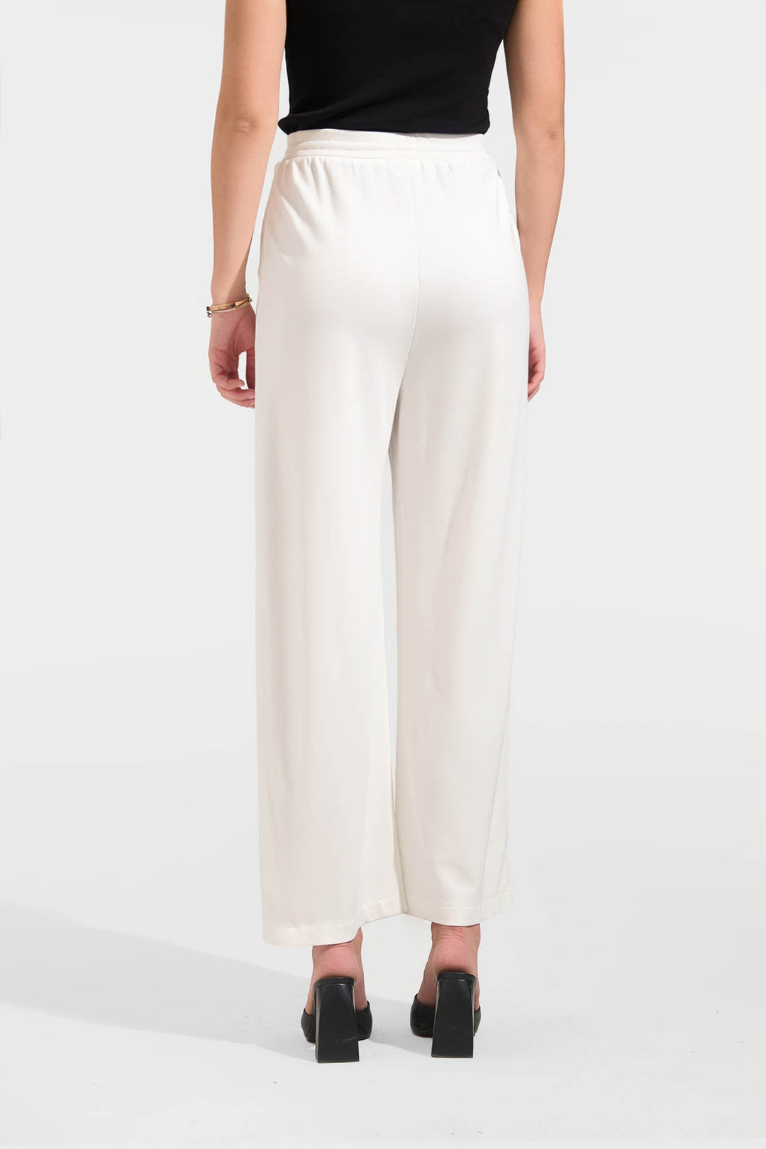 Cozy: Straight Pull Up Trousers