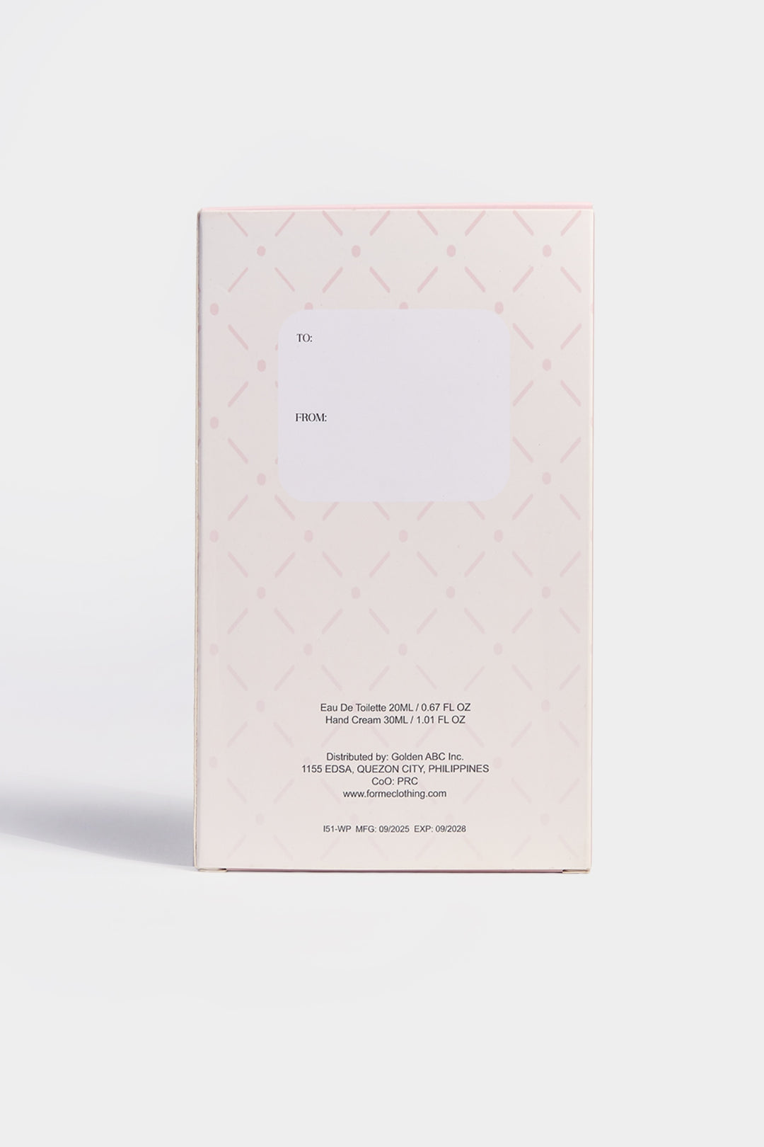 ForMe Vanilla Sugar Eau De Toilette and Hand Cream Duo