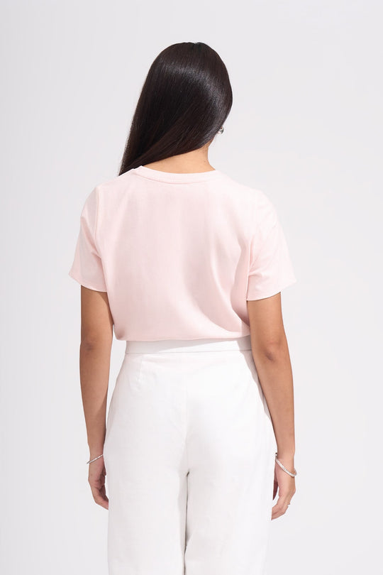 Boxy Tee with Patch Pocket