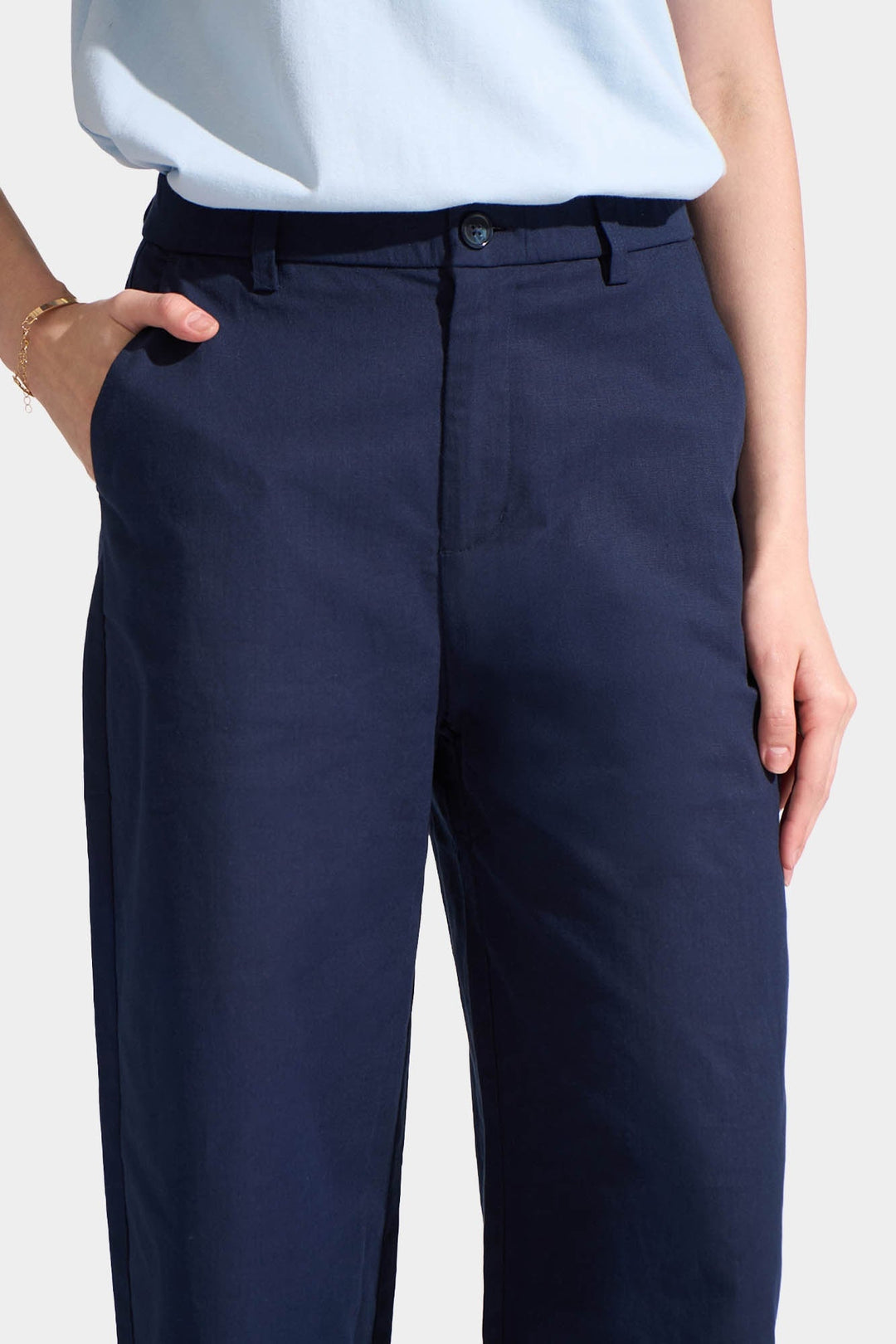 Straight Leg Trousers