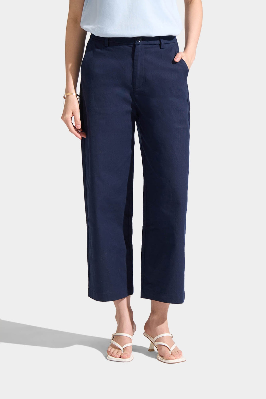 Straight Leg Trousers