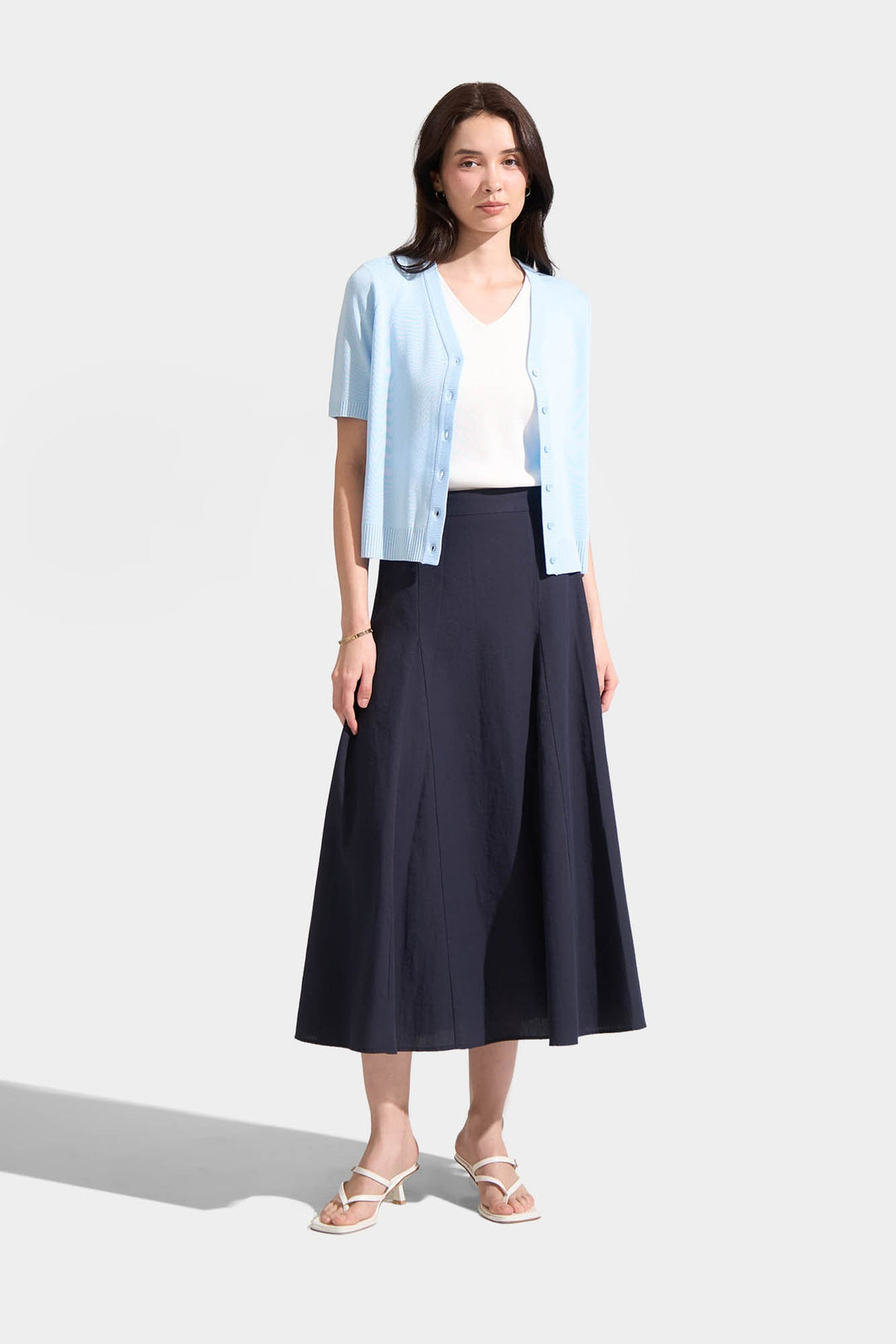 Godet Maxi Skirt