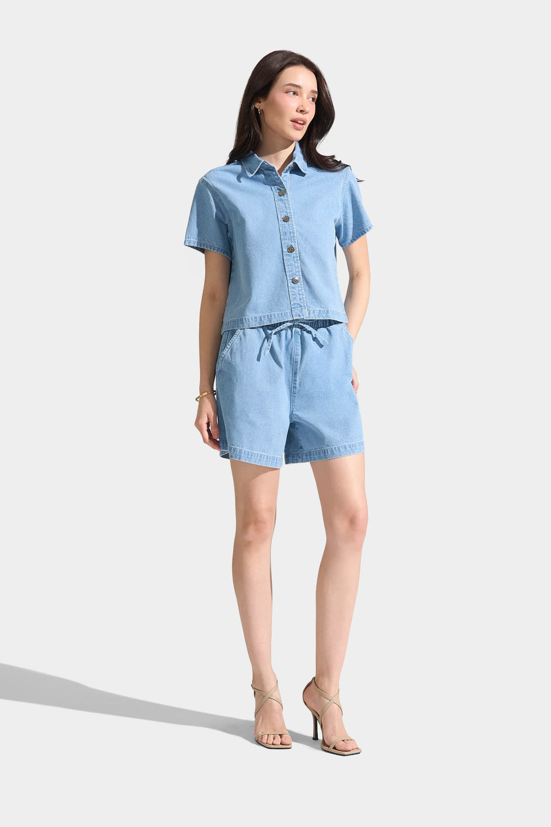Denim Button Down Shirt