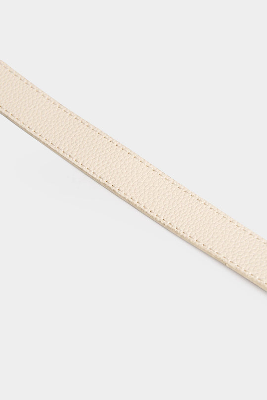 Belt with Round Buckle