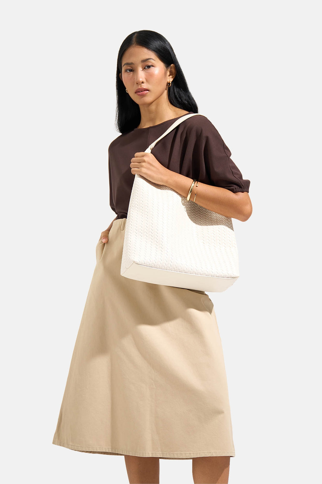 Woven Shoulder Bag