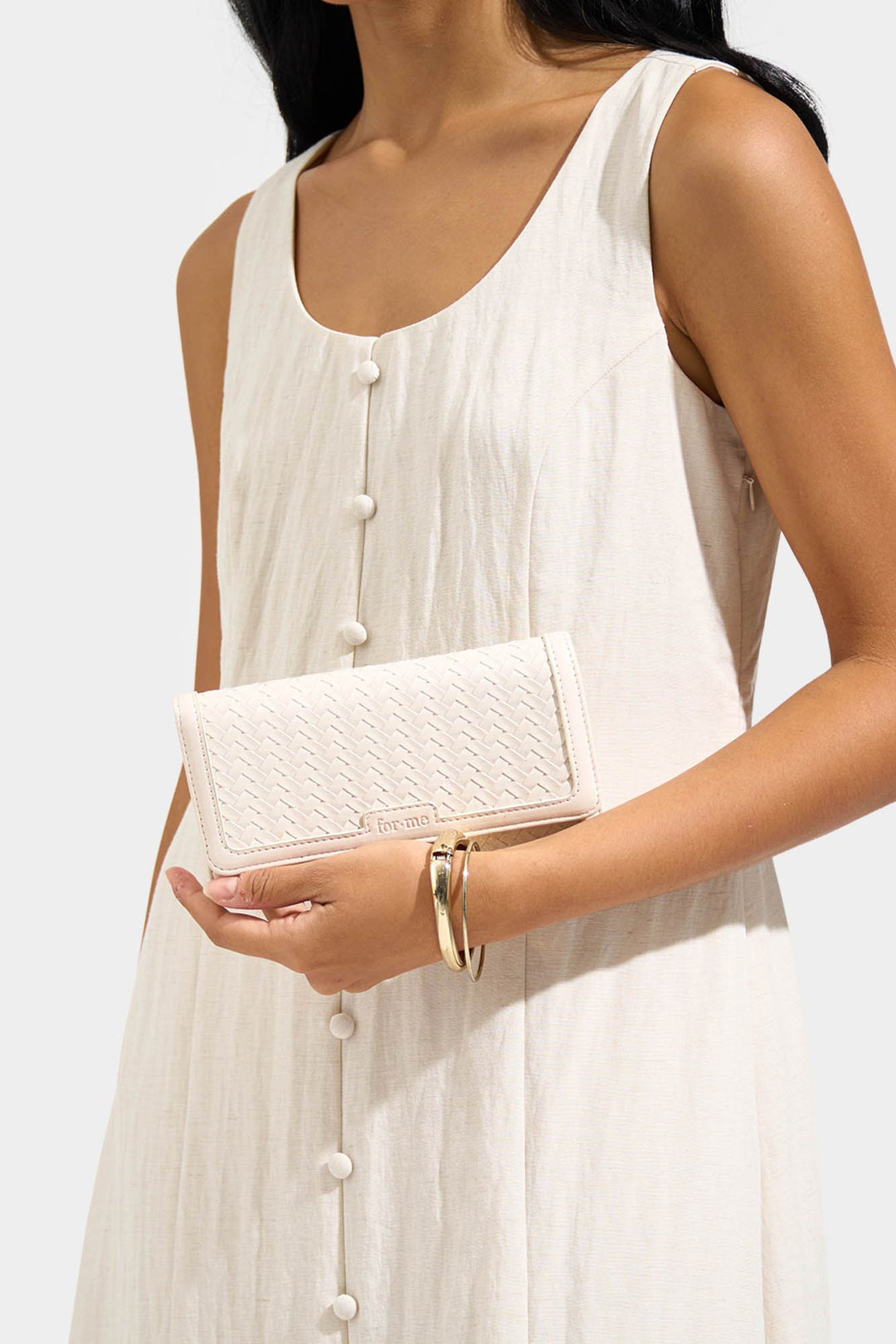 Woven Long Wallet