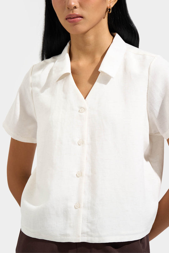Extended Sleeved Linen Shirt