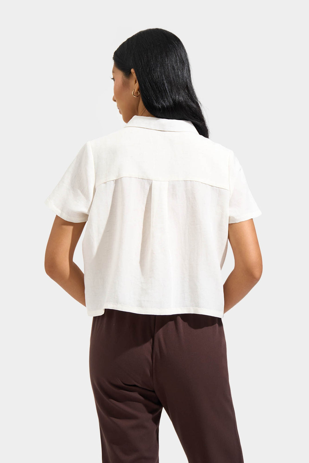 Extended Sleeved Linen Shirt