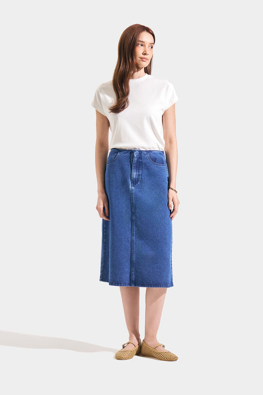 Ribbed Knit T-Shirt
