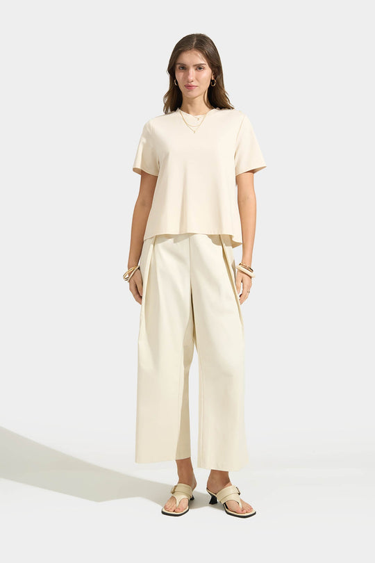 T-Shirt with Button Detail