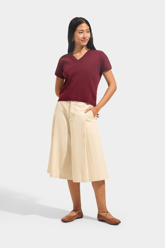 Flat Knit T-Shirt