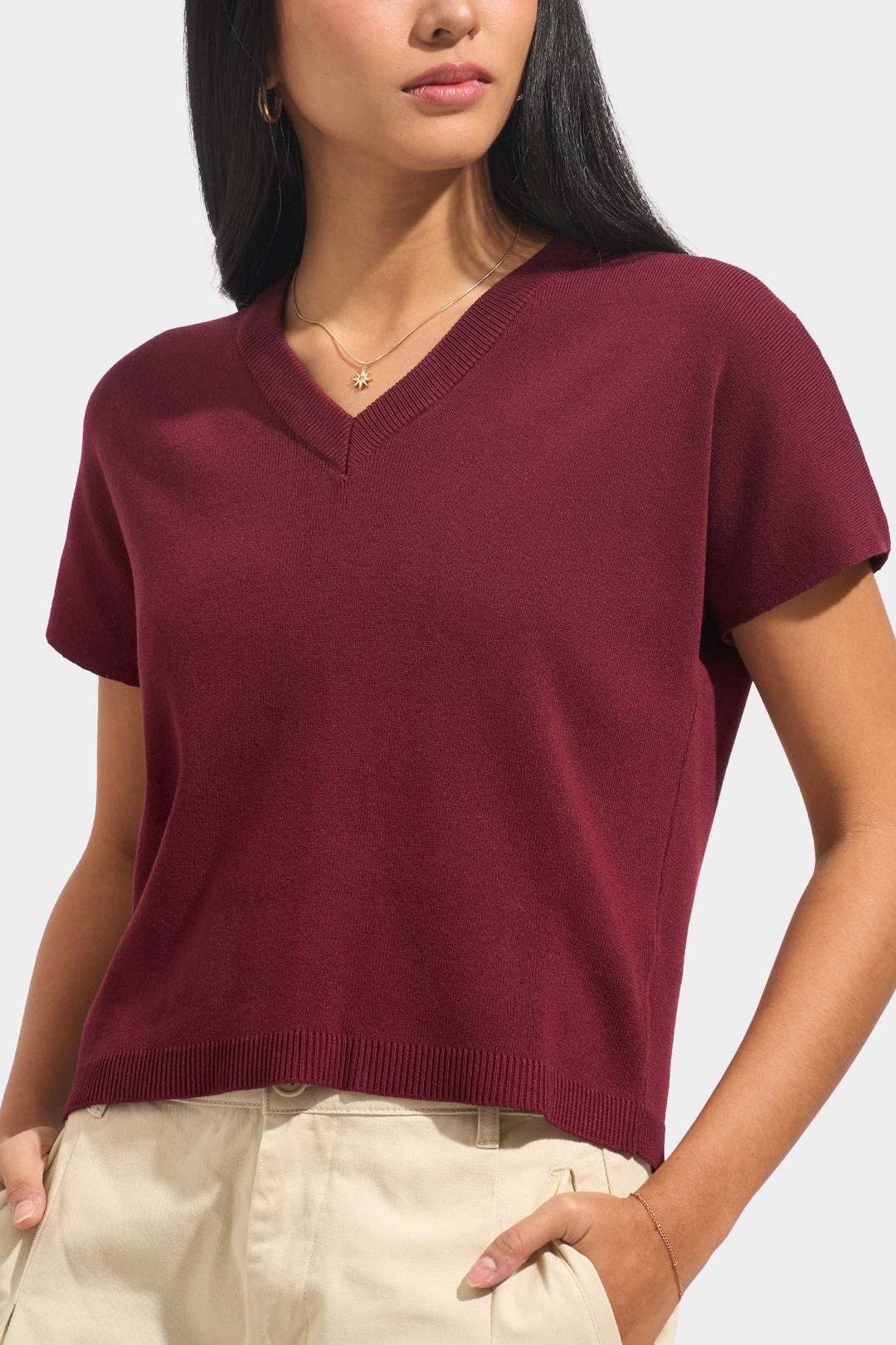 Flat Knit T-Shirt
