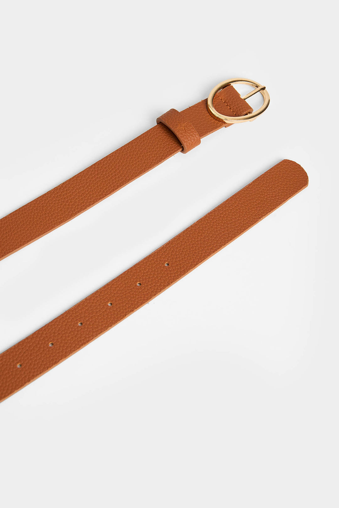 Oval Buckled Belt