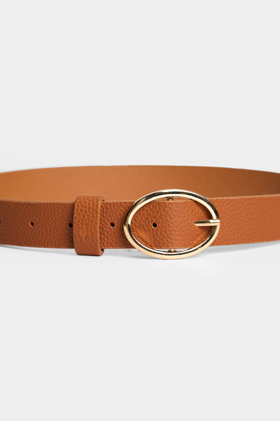 Oval Buckled Belt