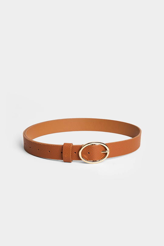Oval Buckled Belt