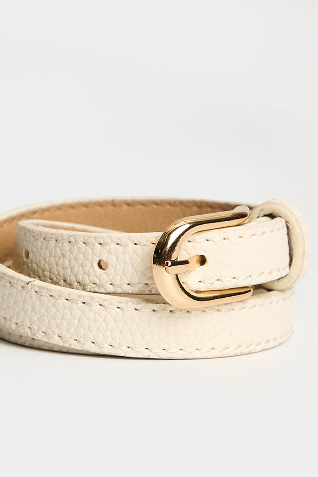 Buckled Slim Belt