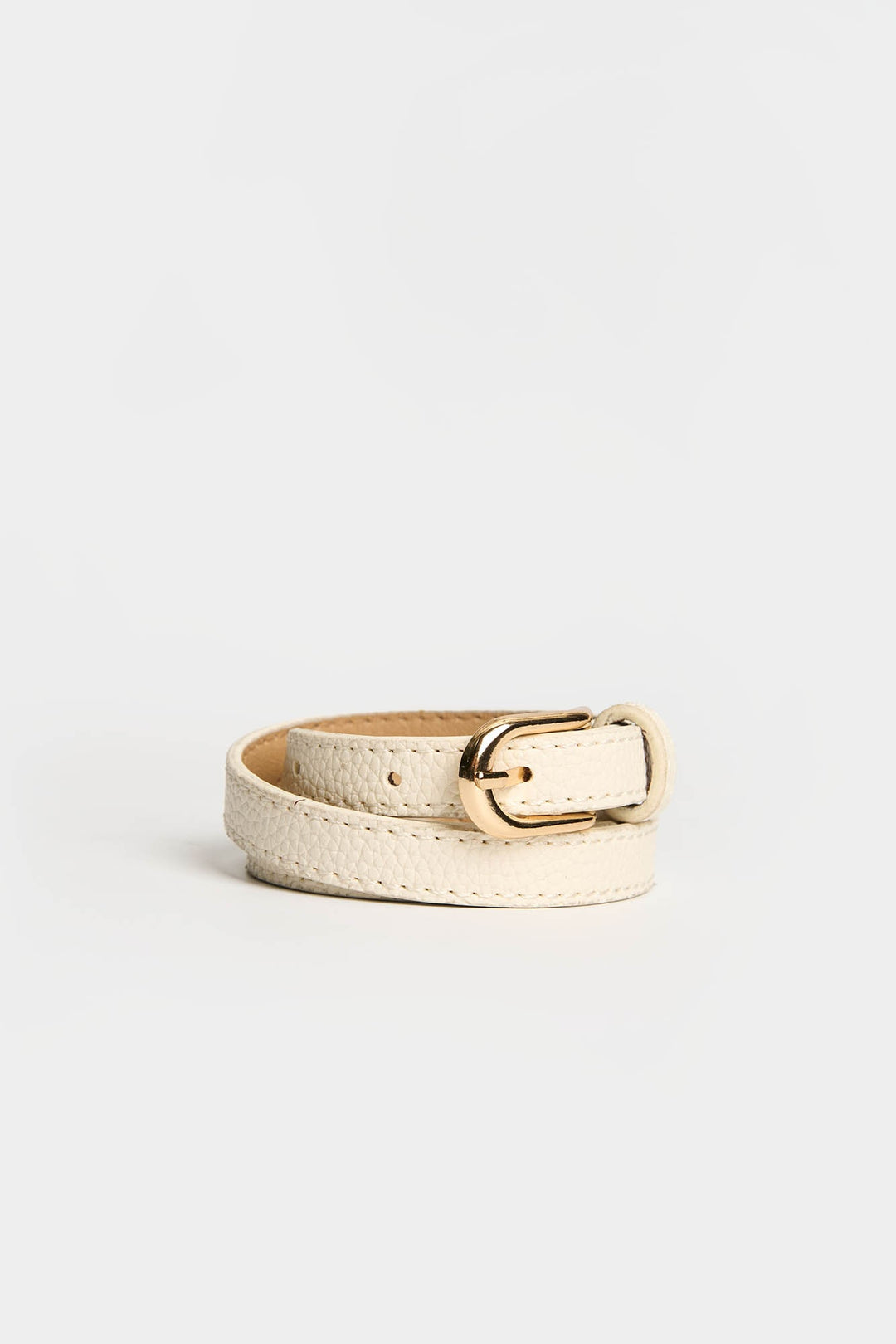 Buckled Slim Belt