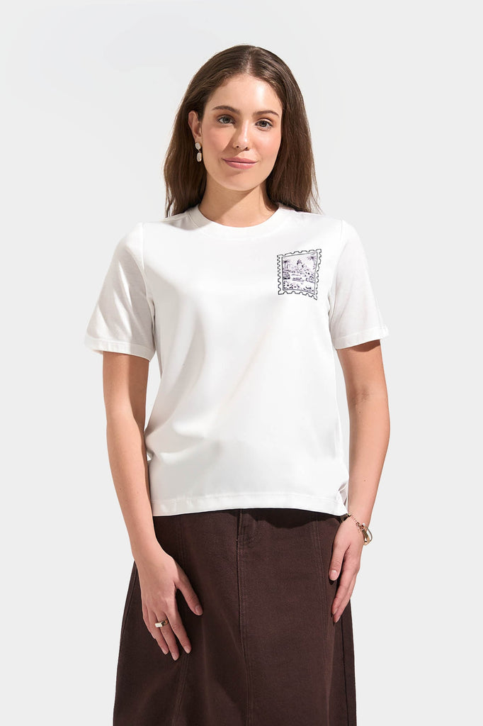 Stamp Hybrid Graphic T-Shirt – ForMe