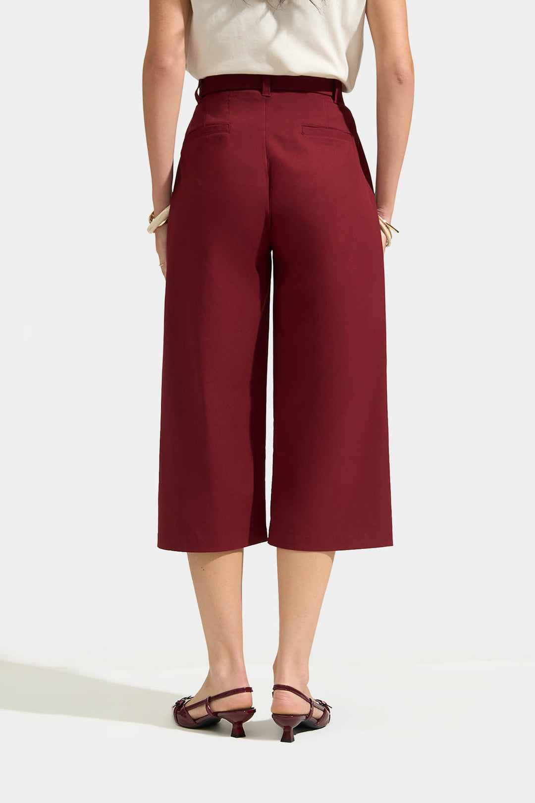 Culottes with Side Slit