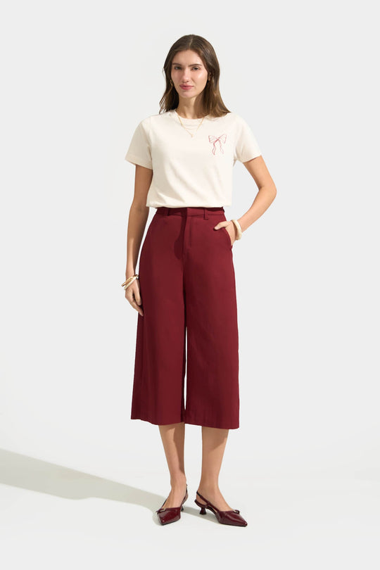 Culottes with Side Slit