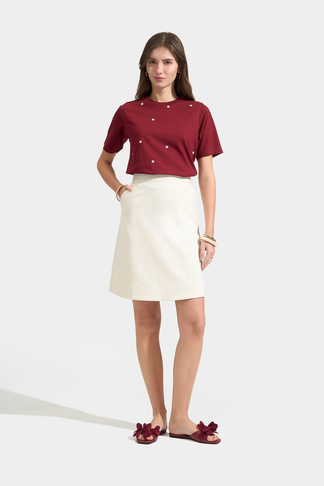 A-Line Mini Skirt